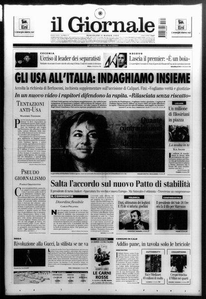 Il giornale : quotidiano del mattino